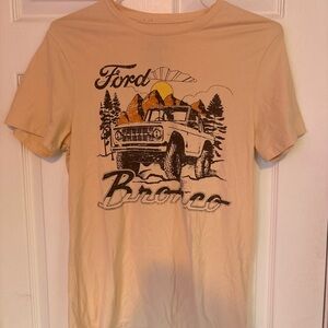 Goodfellow & Co Tan Adventure Graphic Tee